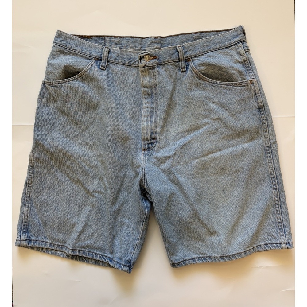 Brittania Jean Shorts Men's 38 Light Wash Vintage 90's Jorts Baggy Y2K Dad